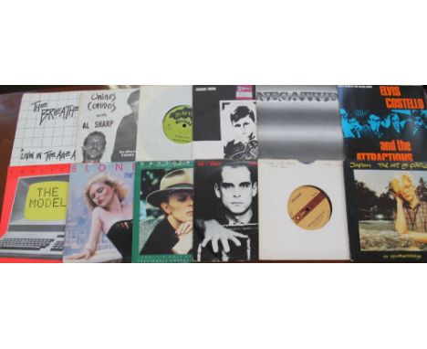 ROCK/POP/NEW WAVE/PUNK 7" - Another nice collection of around 150 x 7" sides. Artists here include Tom Tom Club, Elvis Costel