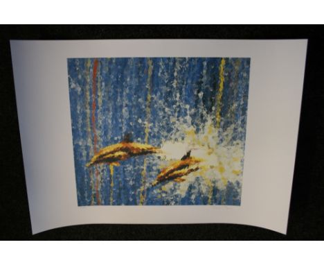 STONE ROSES - Fools Gold - Limited Edition Numbered Lithograph Number 95 / 500 - Signed by John Squire - Mint condition (100x