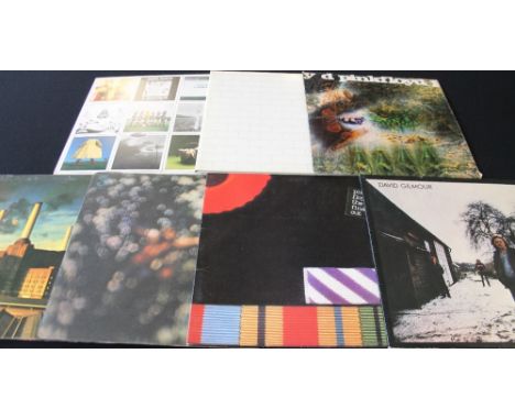 PINK FLOYD AND RELATED - A great pack of 7 x LPs. Titles are A Saucerful Of Secrets (early one box EMI reissue, SCX 6258 with