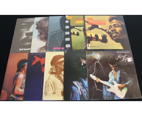 JIMI HENDRIX - A well presented pack (titles mainly grading at Ex) of 10 x LPs. Albums are War Heroes (2302 020 DELUXE), The 