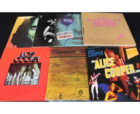 ALICE COOPER - A rockin' collection of 11 x LPs! Titles include Goes To Hell (WB 56171 w/inner), Love It To Death (K 46177 re