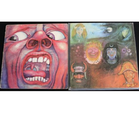 KING CRIMSON - IN THE COURT OF/WAKE OF POSEIDON 1ST PRESSINGS - 2 x original UK pressings of these widely celebrated albums. 