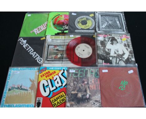 PUNK SINGLES - Fab lot of over 50 x 7" singles. Artists/titles include The Rezillos - I Can't Stand My Baby, X-Ray Spex - The