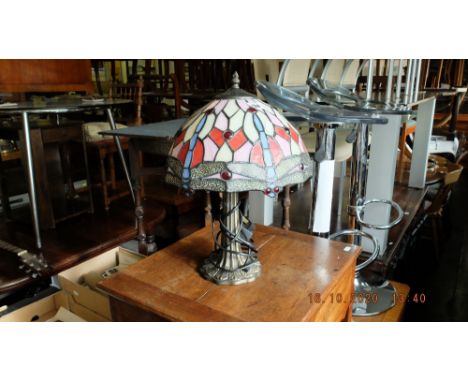 A Tiffany style lamp