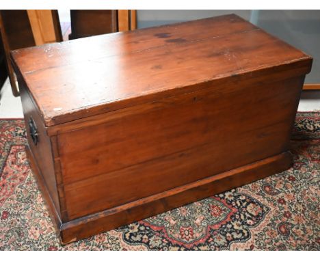 An old stained pine trunk, 101 x 52 x 54 cm h 