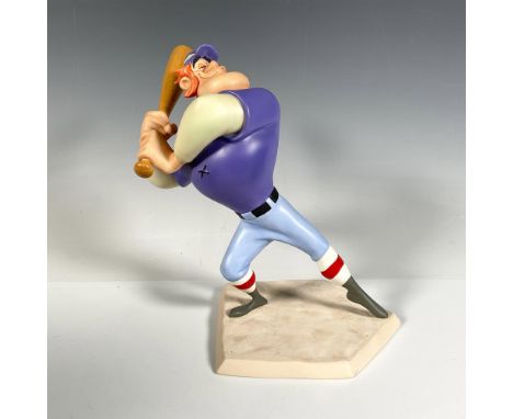 Annual Edition of American Folk Hero's, stands at bat smiling. Colored in purple jersey with matching hat holding his bat. Wa