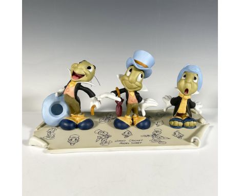 Limited edition Jimmy sculpture in all his colorful personality, standing on his sketch sheet. Colored in blue, green, yellow