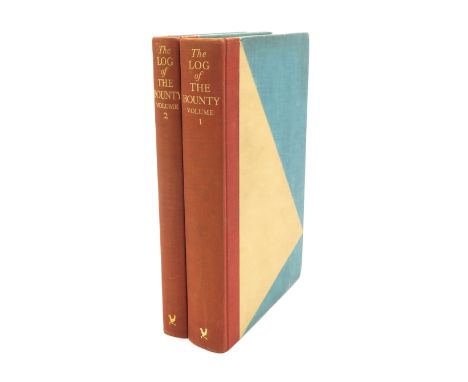 GOLDEN COCKEREL PRESS - BLIGH, WILLIAM&nbsp;THE LOG OF THE BOUNTYNow published for the first time from the manuscript in the 