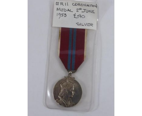 SILVER CORONATION MEDAL