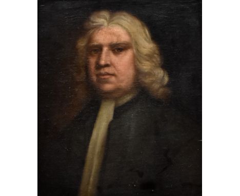 LATE 18TH CENTURY ENGLISH SCHOOL; oil on canvas, portrait of a gentleman, 60 x 50cm, framed.