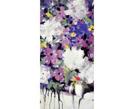 DANIELLE O'CONNOR AKIYAMA (b.1957); a signed embellished limited edition print, 'Posterity II' no. 10/195, signed lower right