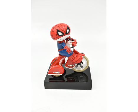 DOUG HYDE (b. 1946); a limited edition cold cast sculpture 'Catches Thieves just like Flies', no. 95/395 on base, 17cm height