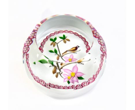 CAITHNESS; a limited edition paperweight 'Partridge in a Pear Tree', 220/500, diameter 7.5cm.Additional InformationLight scra