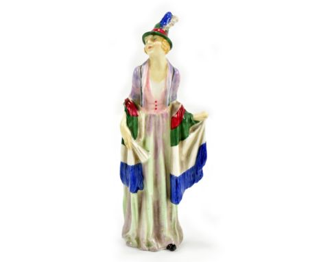 LESLIE HARRADINE FOR ROYAL DOULTON; HN1320 'Rosamund' circa 1929-37, dated 3.2.29, first year production, first version model