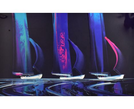 DUNCAN MACGREGOR (b.1961); a signed limited edition canvas print 'Midnight Echoes III', no. 174/195, signed lower right, 60.9