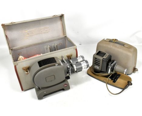 PRADO; a 500 projector with Leica stereohead and standard lens with case, and seven sets of polarising glasses and instructio