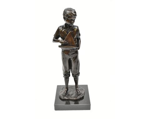SHEREE VALENTINE DAINES (b.1959); a limited edition bronze sculpture, 'Childhood Dreams', n. 184/195, signed, height 25.4 cm.
