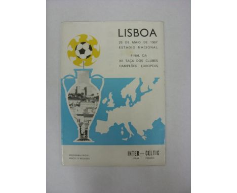 LISBON LIONS, 1966/1967, a football programme from the European Cup Final played in Lisbon on 25/05/1967, Celtic's famous vic