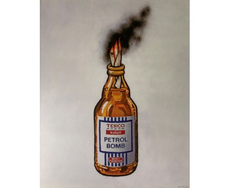 Banksy (British 1974-), ‘Tesco Value Petrol Bomb’, 2011, offset lithograph in colours on smooth wove paper, from an un-number