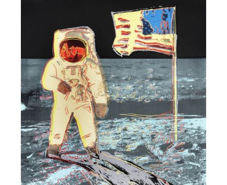 Andy Warhol (American 1928-1987), 'Moonwalk 404 Yellow', 1987, screenprint in colours on Lenox Museum Board, un-signed and un