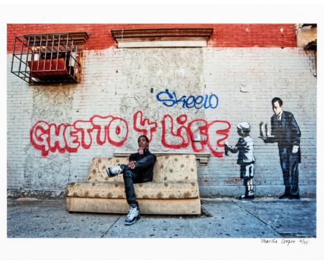 Martha Cooper (American 1942-), 'Ghetto For Life', 2015, C-print in colours on high-quality photo paper, signed and numbered 