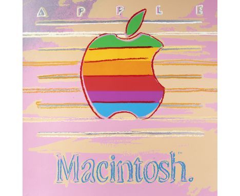 Andy Warhol (American 1928-1987), 'Apple (Macintosh), from Ads Series', 1985, screenprint in colours on Lenox Museum Board, u