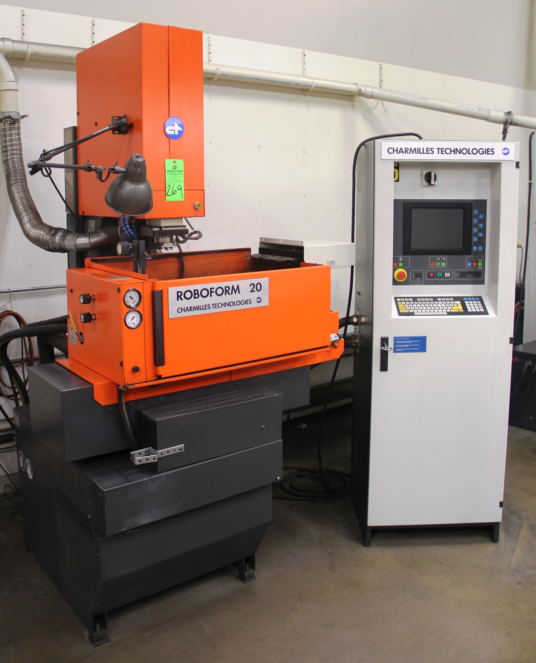 Lot 269 - CHARMILLES ROBOFORM 20 CNC SINKER WIRE EDM, S/N. 210221