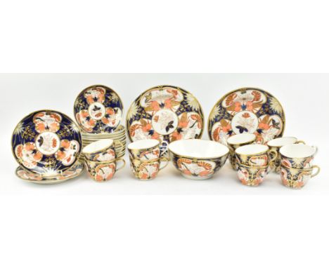 Coalport - John Rose - an early 19th century Regency porcelain part tea service in an Imari style pattern. The service in cob