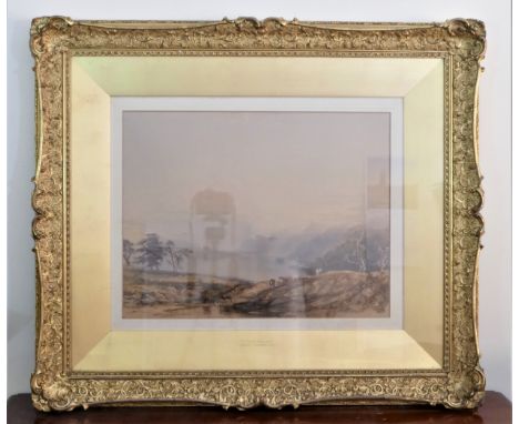 Copley Fielding (1787-1855), A Scotch Lake Scene, watercolour, signed and dated 1840, 38 x 48cm, glazed frame.Provenance: lab