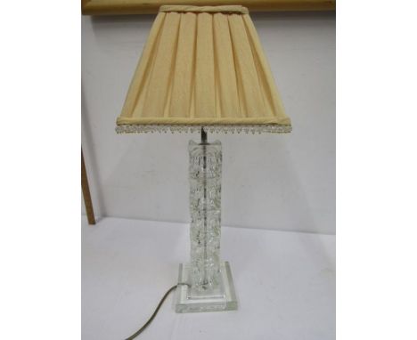 A glass based lamp