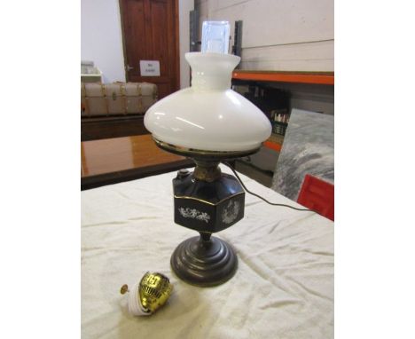 Oil lamp converted to electric 