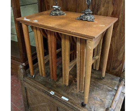 VINTAGE NEST OF 5 TABLES