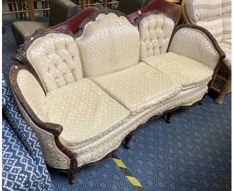 CARVED FRENCH SOFA