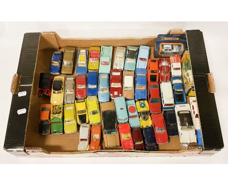 TRAY OF VINTAGE DIE CAST DINKY &amp; CORGI VEHICLES