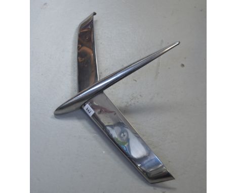 A 1954 Mercury (Ford) American automobile hood ornament.
