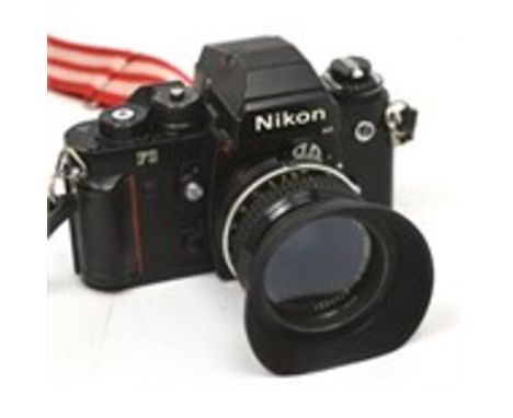 A Nikon F3 1780027 camera with a Nikon 50mm 1:22 3752801 lens.