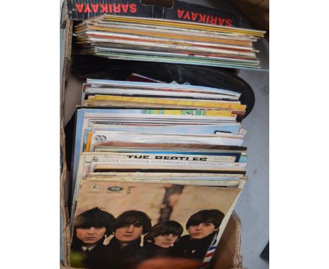 A quantity of records including Beatles; 'Sergeant Pepper's Lonely Hearts Club Band', 'A Hard Day's Night', 'Please Please Me