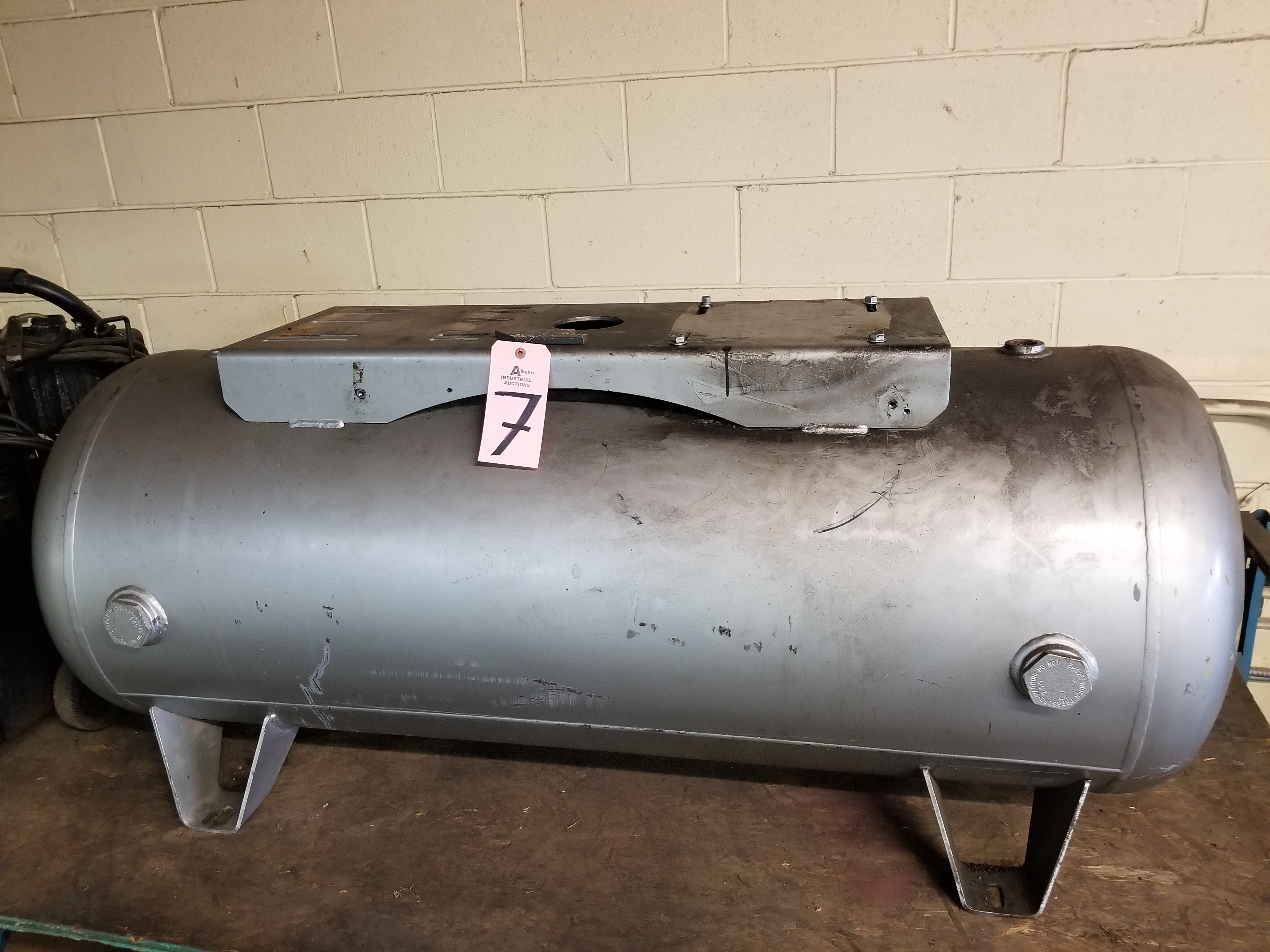 120 gallon compressor air tank