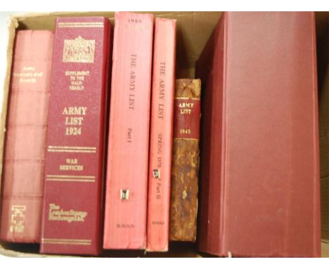 The Army Lists 1943, and five similar publications