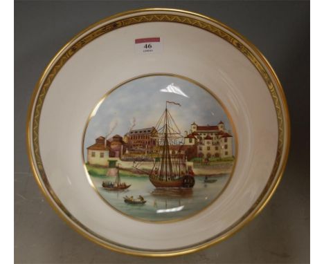 A Royal Worcester The Flight Bowl to commemorate the bicentenary of the granting of the Royal Warrant to The Worcester Porcel
