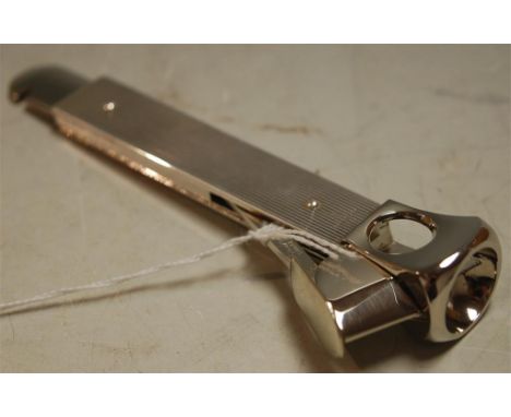 A Tiffany & Co 925 sterling silver cigar cutter, stamped, in original velvet case and Tiffany & Co box  Condition Report / Ex