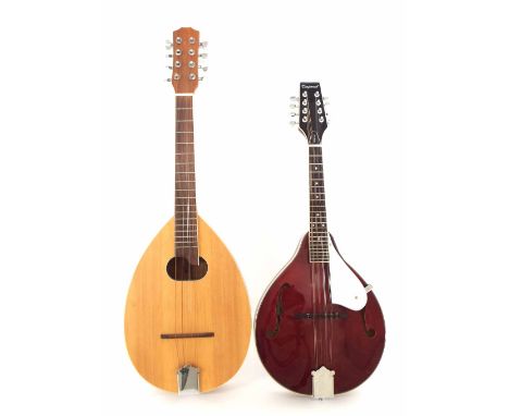 Tanglewood TWMTWR mandolin; together with a contemporary mandola, unlabelled (2)