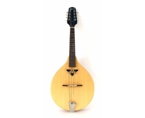 Ozark model 2240 Celtic flat back mandolin, soft case