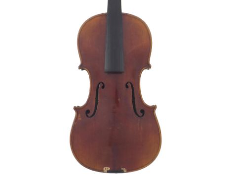 Dresden violin circa 1890, Guarneri copy, 14 1/16", 35.70cm