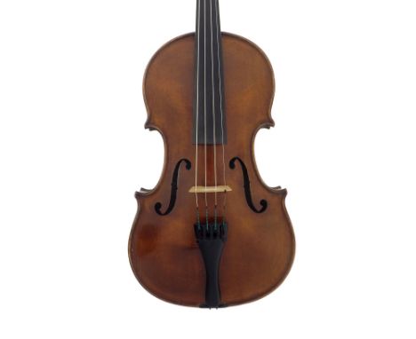 Good English viola by and labelled James Cole fecit, Manchester Anno 1880, the one piece back of medium/broad curl with simil