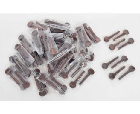 One hundred good modern rosewood violin pegs
