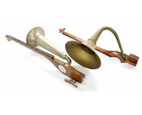 Stroviols Concert Model single string practice violin with aluminium horn; also a phono-fiddle with Keith Prowse & Co of Lond