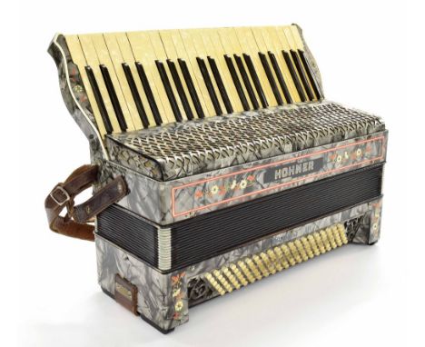 Hohner Tango III one hundred and twenty button piano accordion, within original case