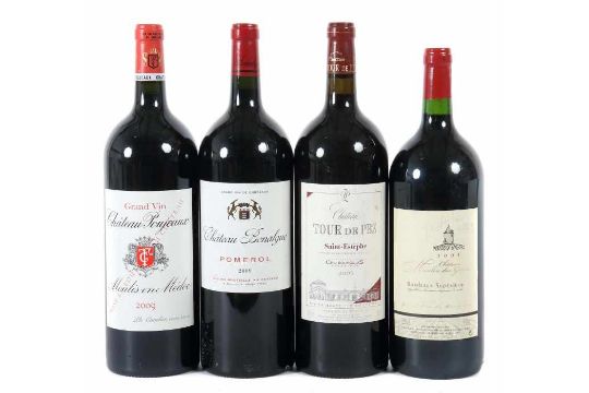 4 Flaschen Franzosischer Rotwein Best Aus 1x Chateau Moulin Des Gorins Bordeaux Superieur 0