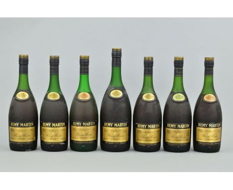 SEVEN BOTTLES OF REMY MARTIN COGNAC, six bottles at 40% vol, 68cl, one bottle at 40% vol, 100cl, ullage normal (all seals int